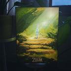 Produktbild Zelda - Masterschwert Wandbild mit Licht