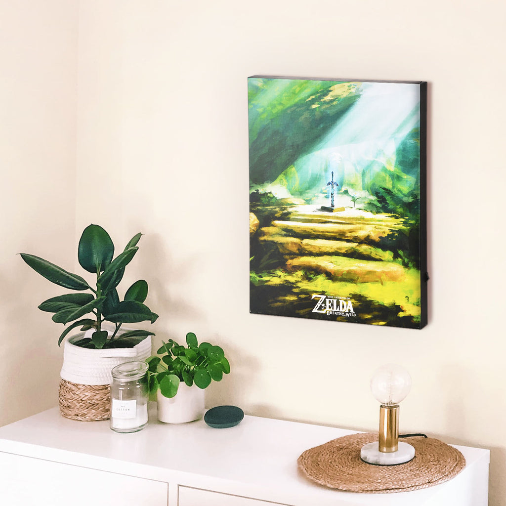Produktbild Zelda - Masterschwert Wandbild mit Licht