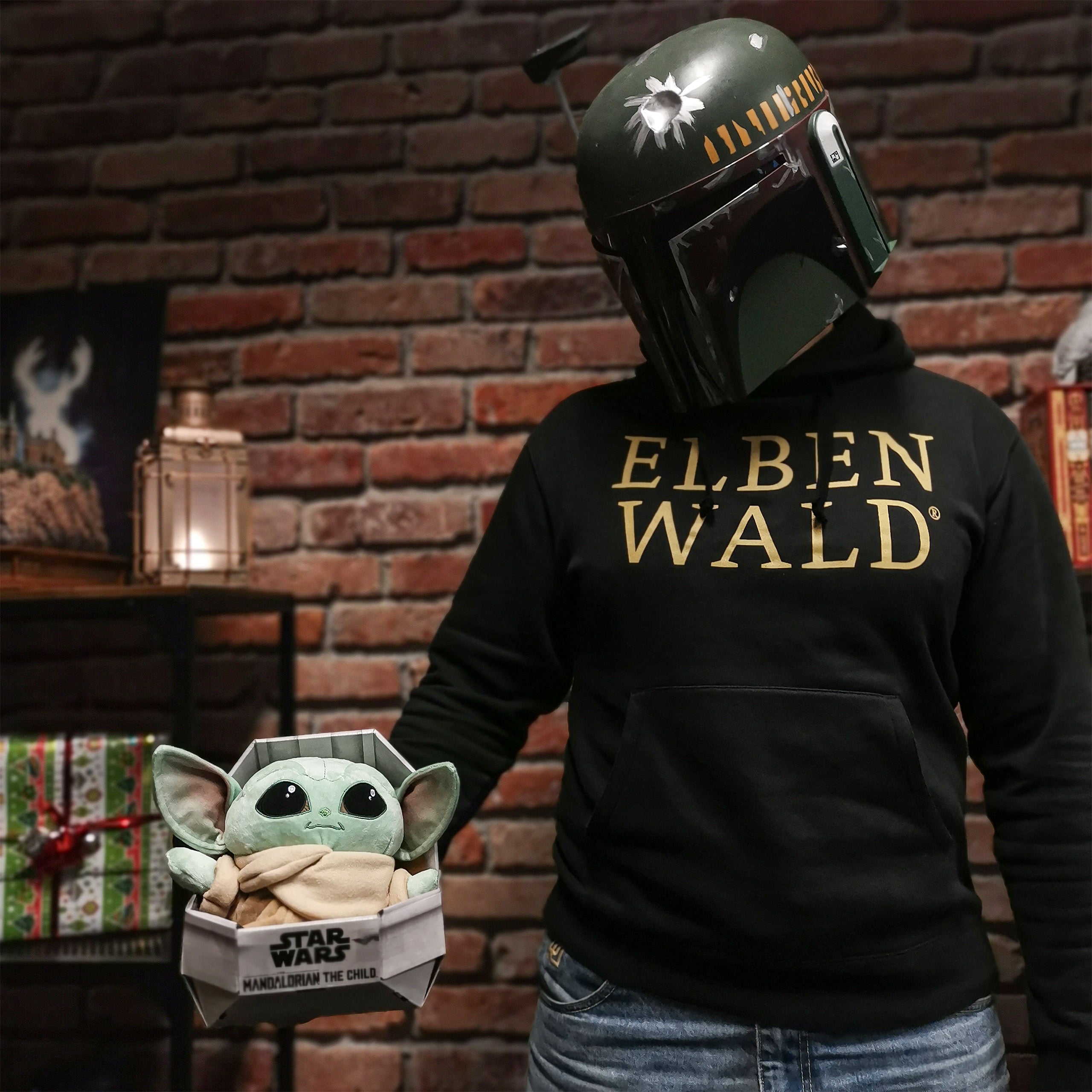 Produktbild Grogu Plüsch Figur in Wiege 20 cm - Star Wars The Mandalorian