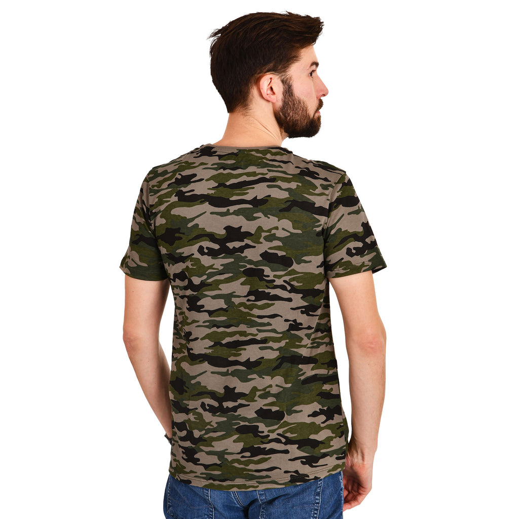 Produktbild The Mandalorian Camouflage Logo T-Shirt - Star Wars