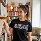 Produktbild Marvel - Comic Strip Logo T-Shirt schwarz