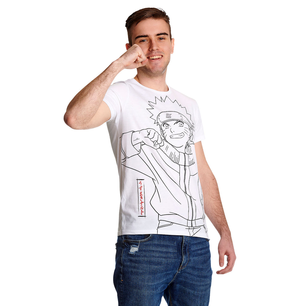 Produktbild Naruto - Monochrome Sketch T-Shirt weiß