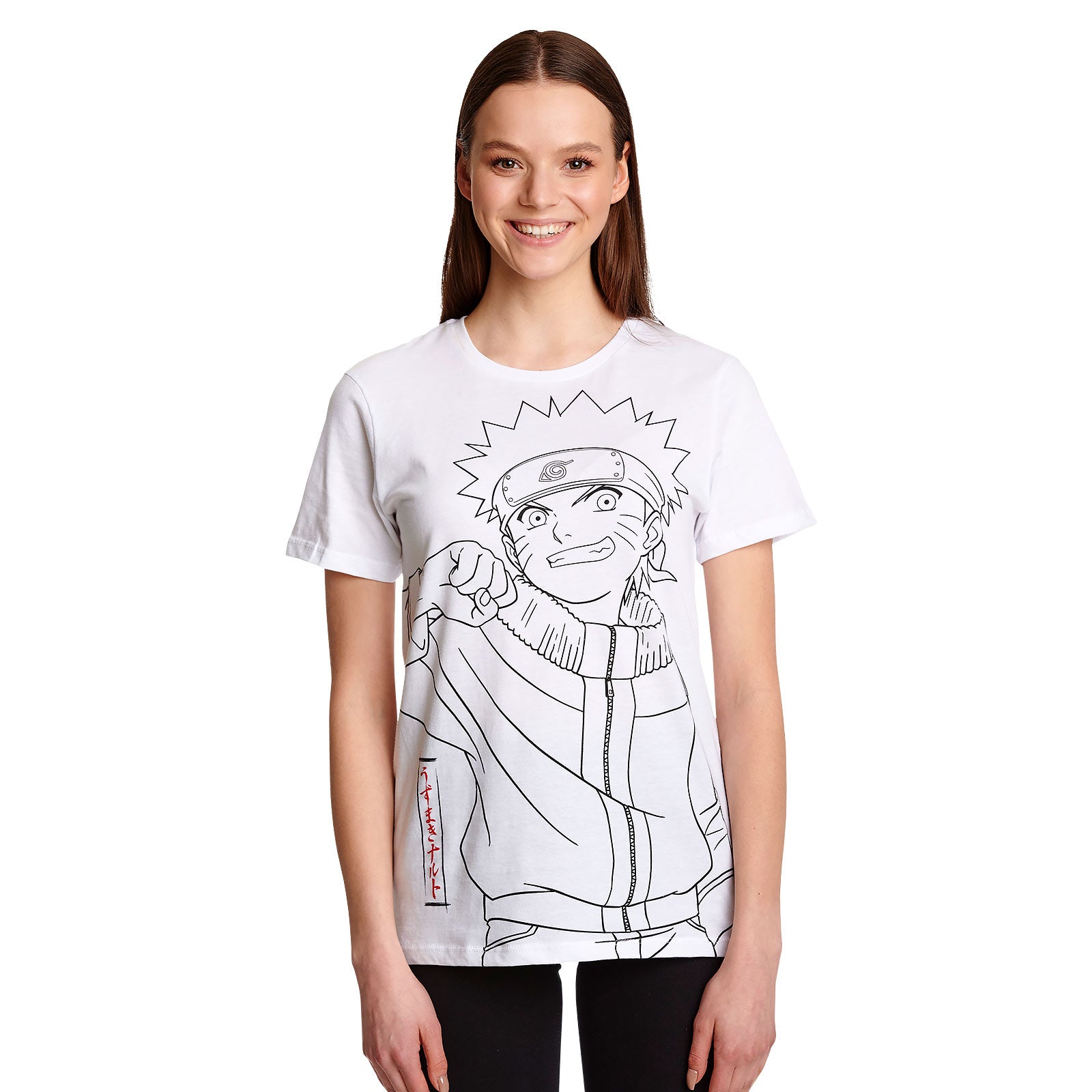 Produktbild Naruto - Monochrome Sketch T-Shirt weiß