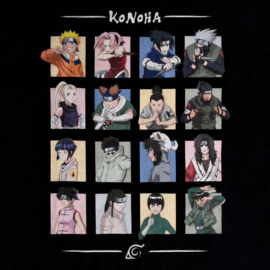 Produktbild Naruto - Characters of Konoha T-Shirt schwarz