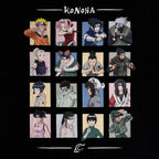 Produktbild Naruto - Characters of Konoha T-Shirt schwarz