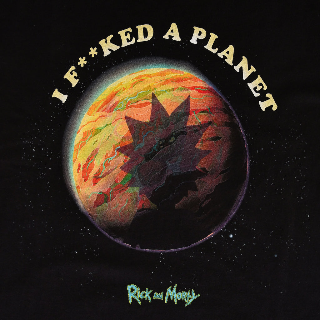 Produktbild Rick and Morty - Planet T-Shirt schwarz