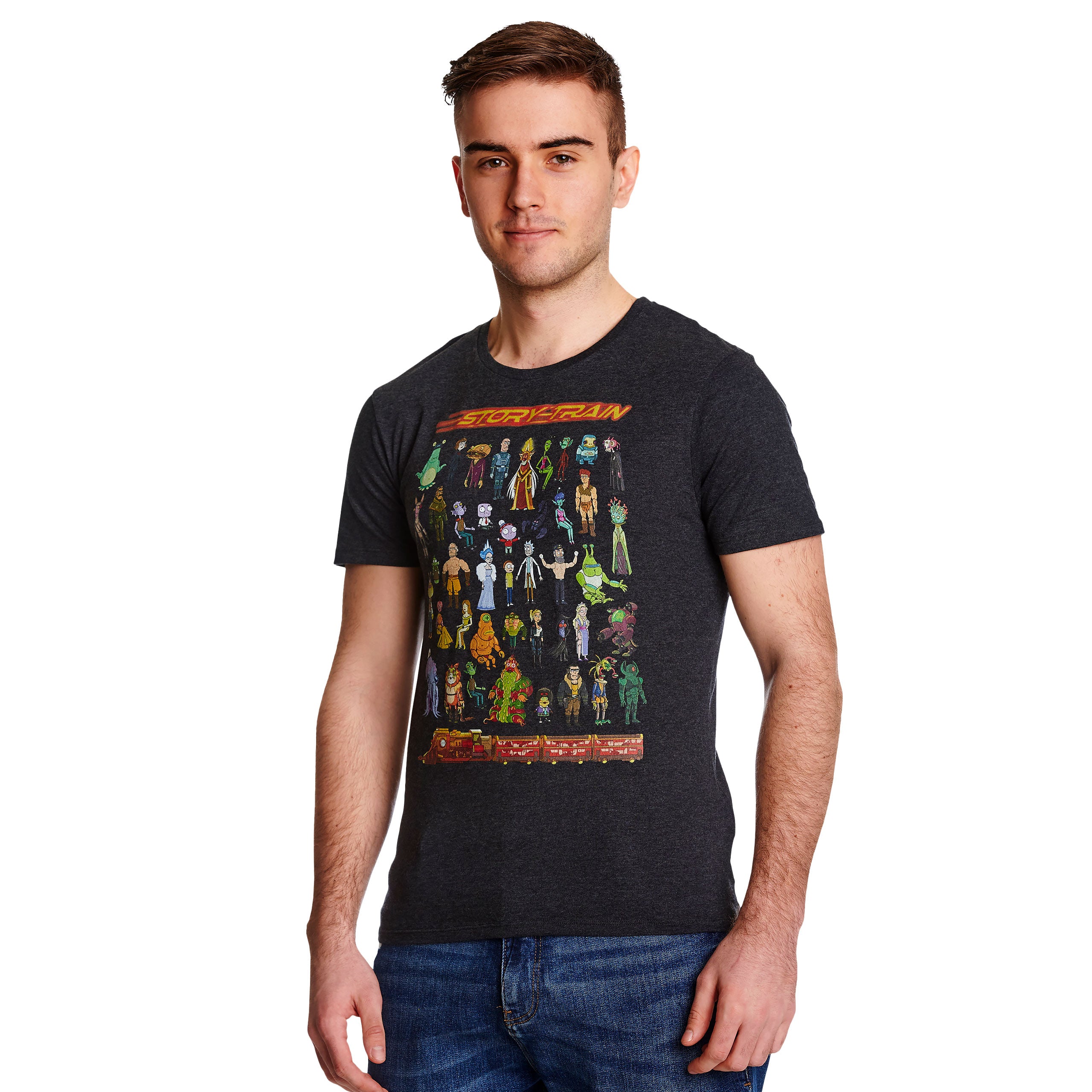 Product image Rick and Morty - Story Train T-Shirt grey