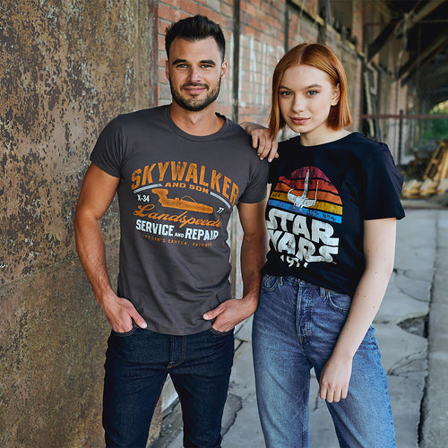 Produktbild Star Wars of 1977 Retro T-Shirt schwarz
