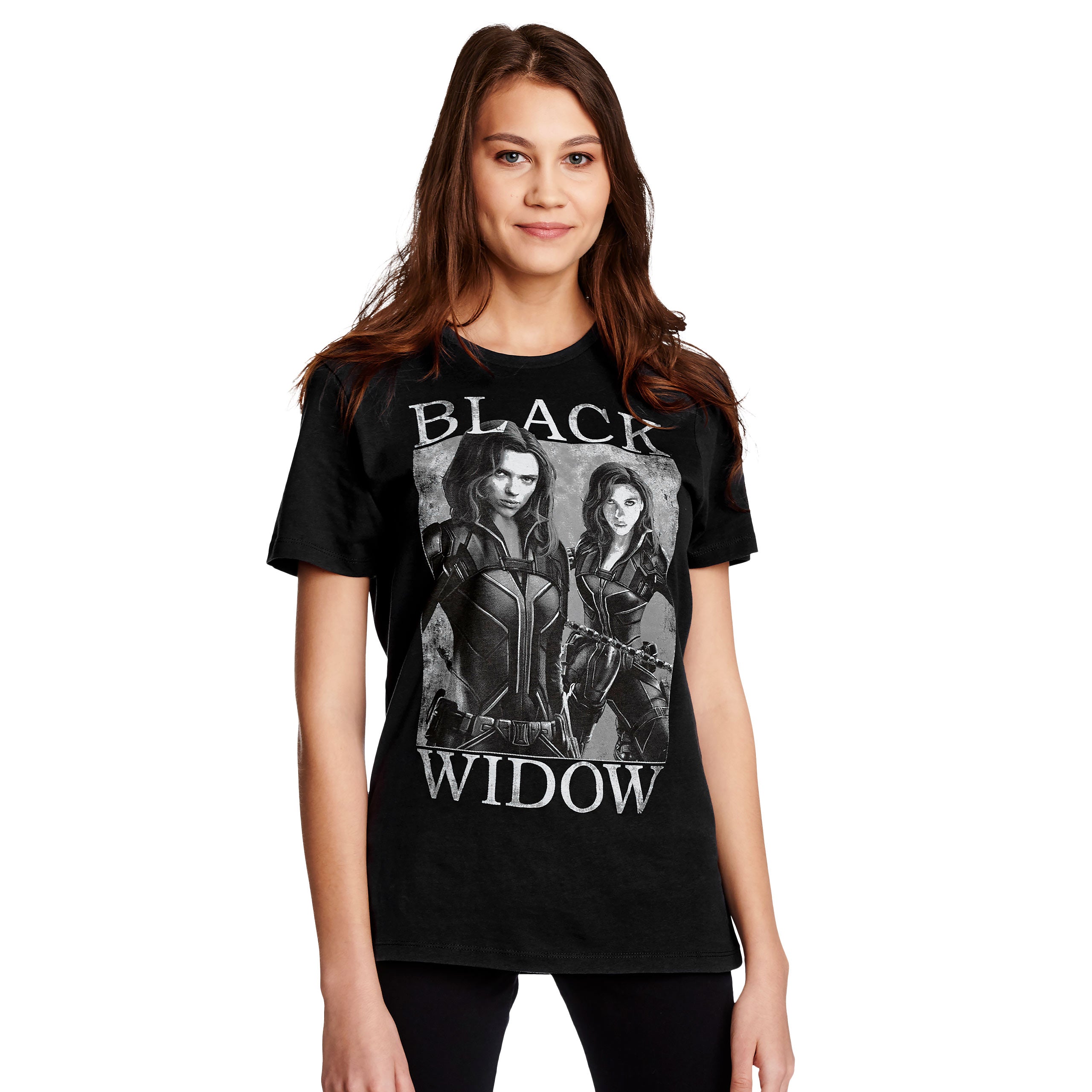 Produktbild Black Widow - Poster T-Shirt grau