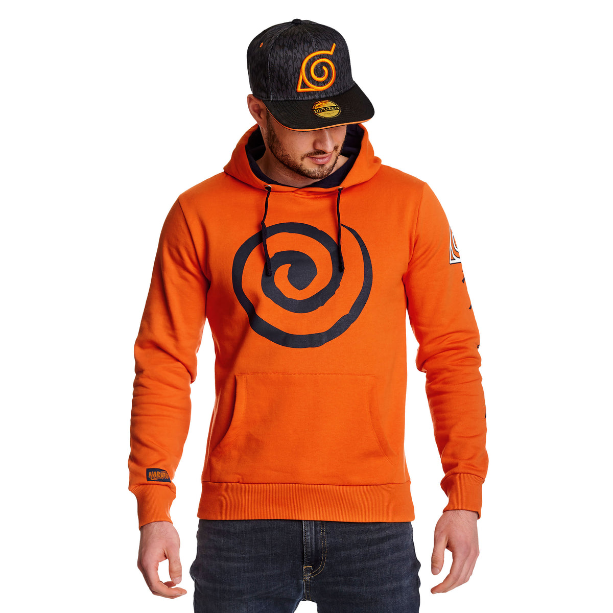 Produktbild Naruto - Uzumaki Clan Symbol Hoodie orange
