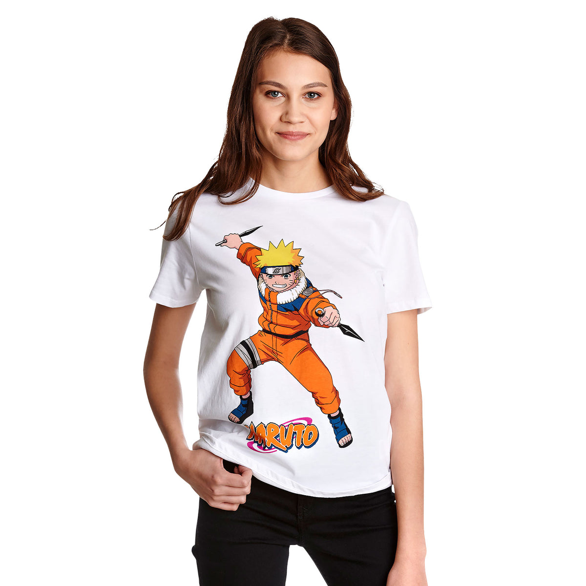 Produktbild Naruto Uzumaki Character T-Shirt Damen weiß