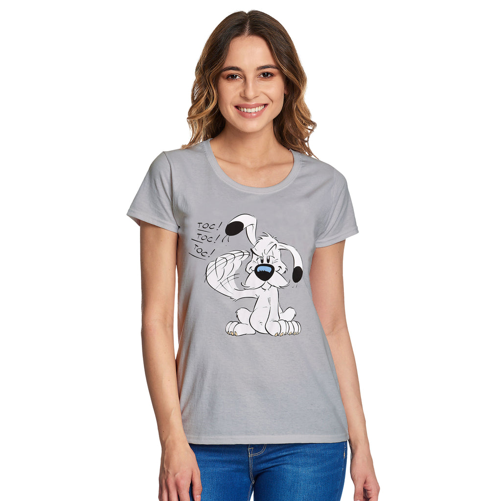 Produktbild Asterix - Idefix T-Shirt Damen grau