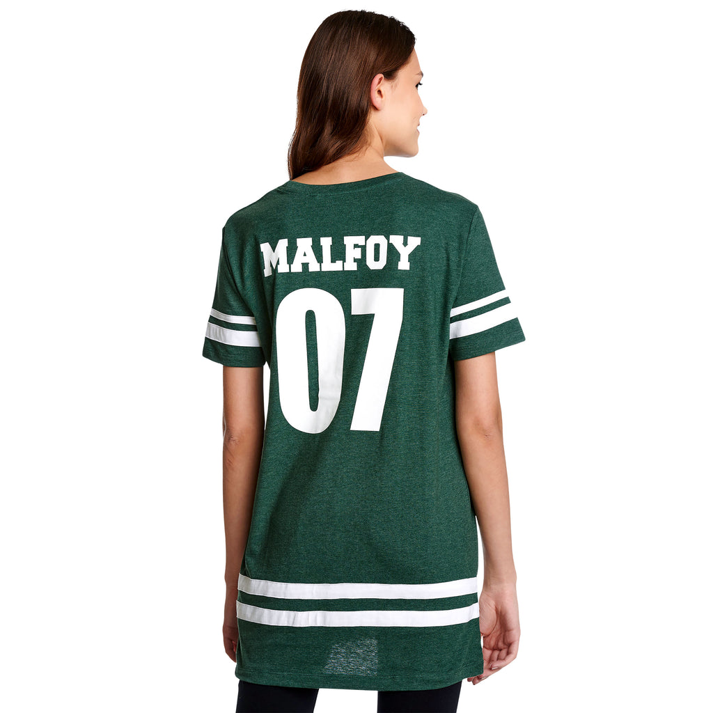 Produktbild Slytherin Sucher Malfoy Oversize T-Shirt Damen grün - Harry Potter