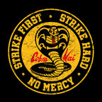 Produktbild Cobra Kai Logo T-Shirt für Karate Kid Fans schwarz