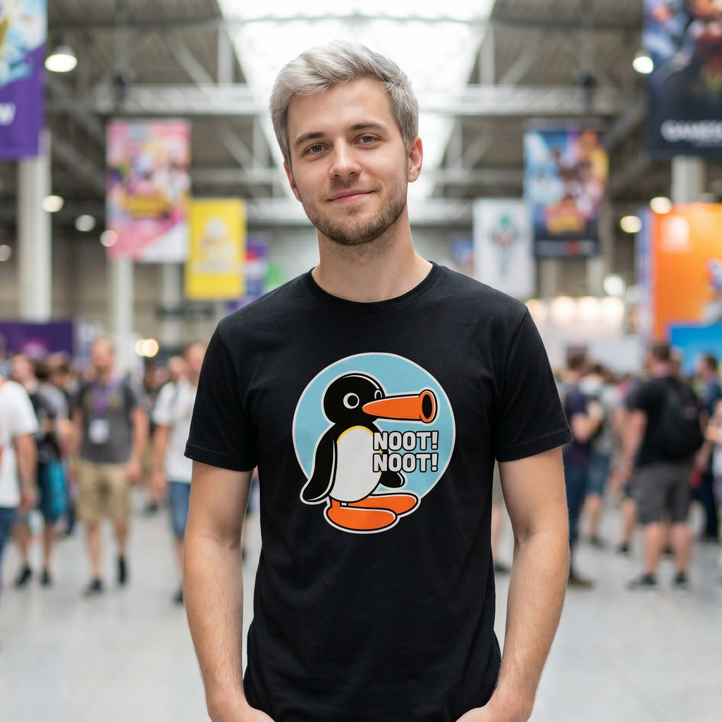 Produktbild Noot Noot T-Shirt für Pingu Fans schwarz