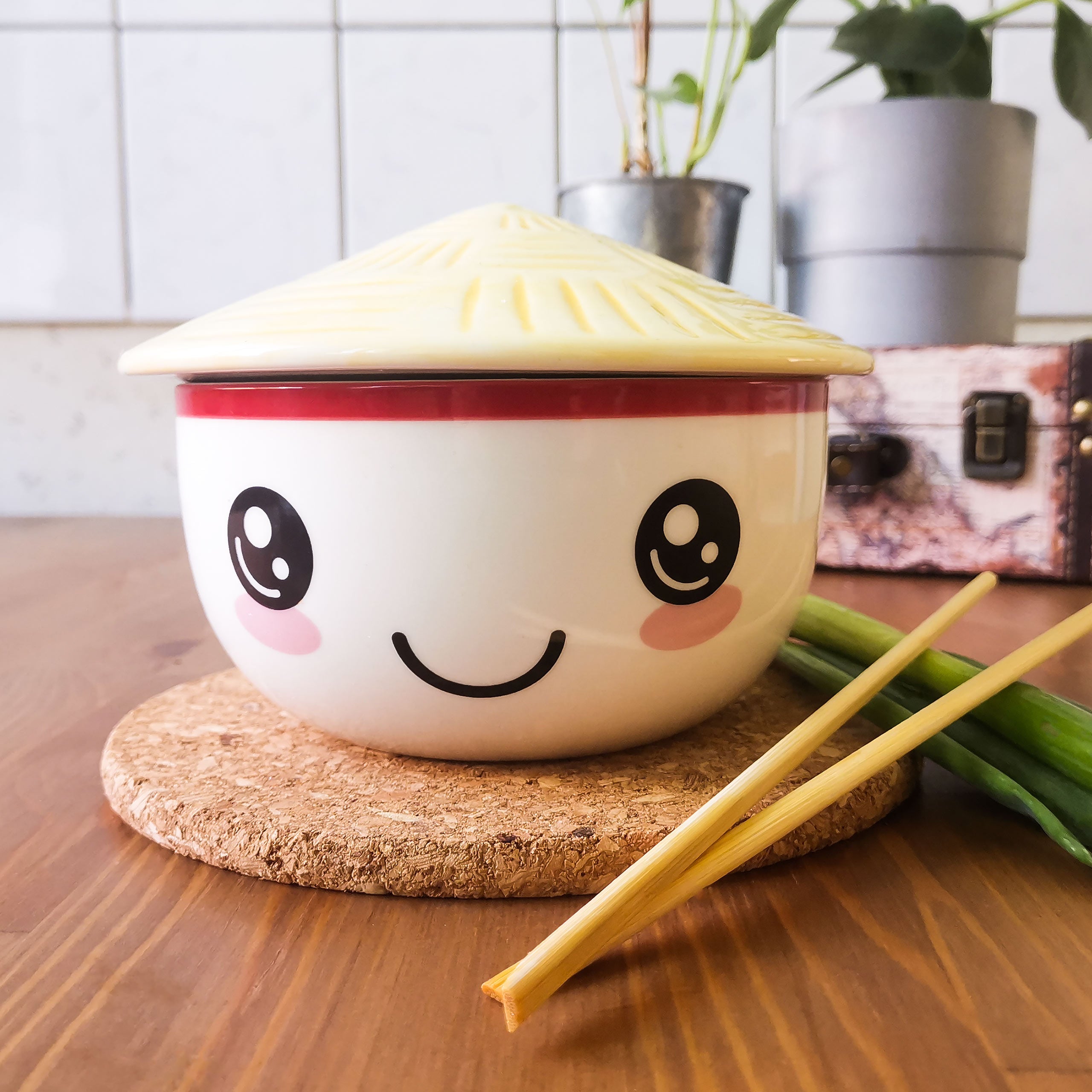 Produktbild Kawaii Schale mit Deckel für Anime Fans