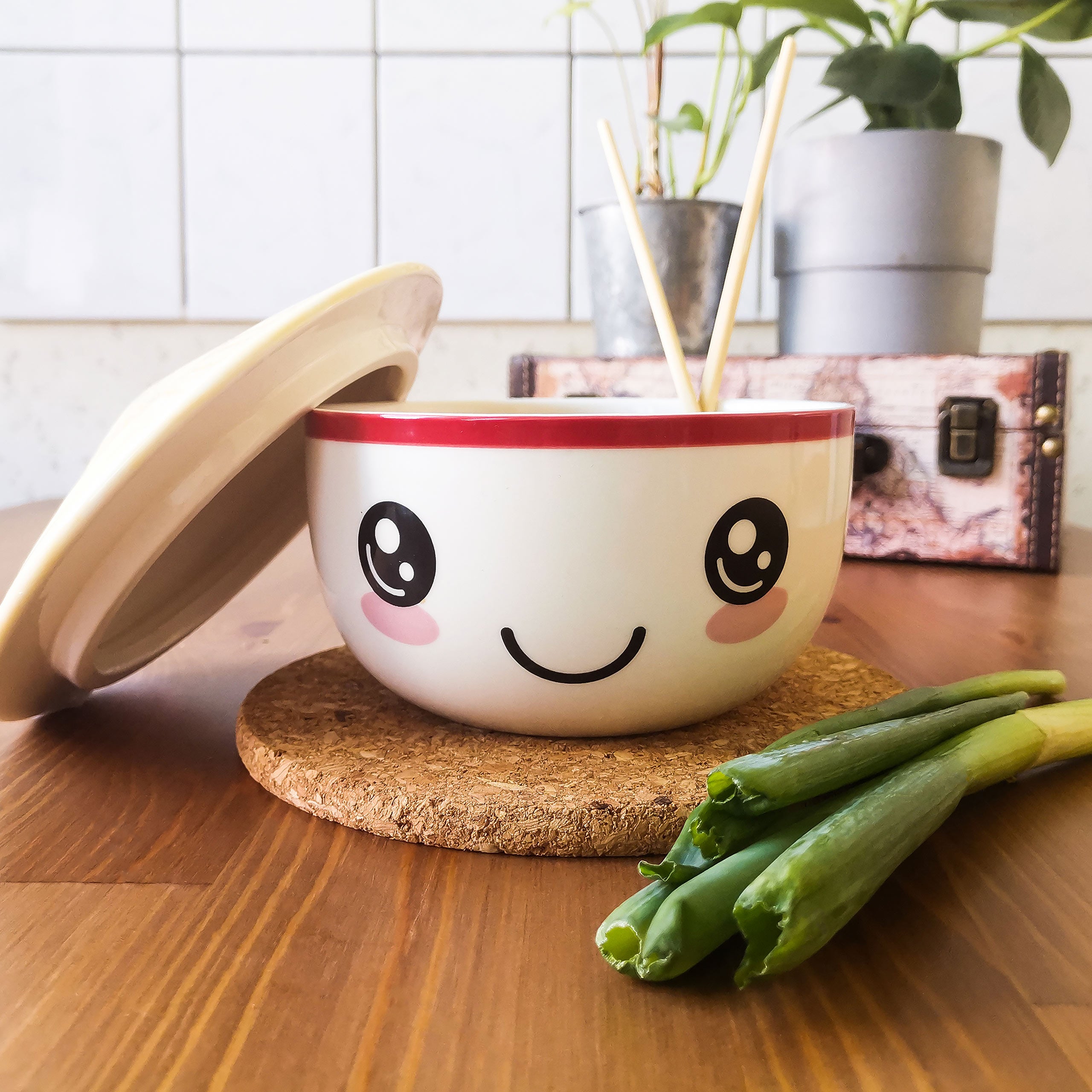 Produktbild Kawaii Schale mit Deckel für Anime Fans