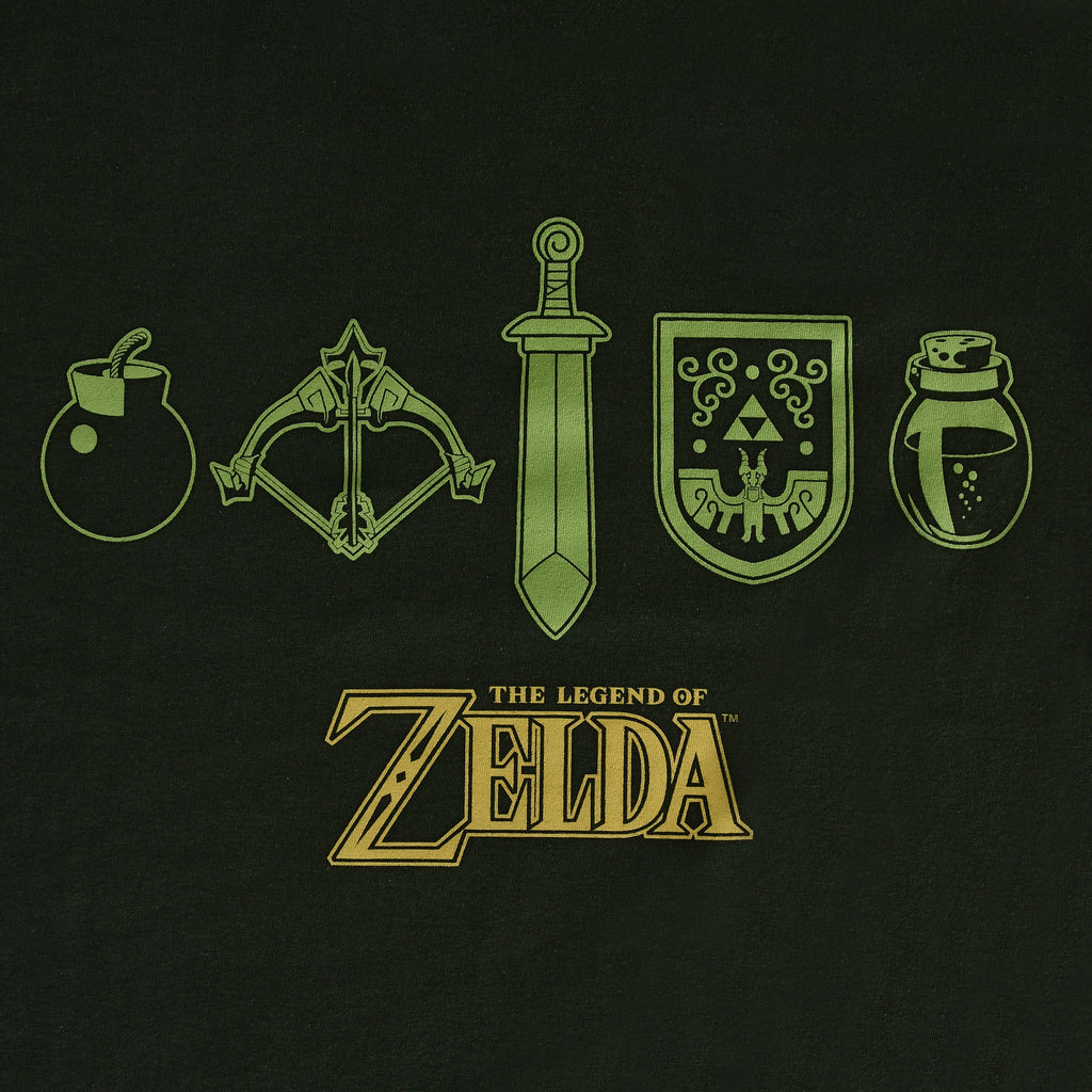 Produktbild Zelda - Icons T-Shirt grün