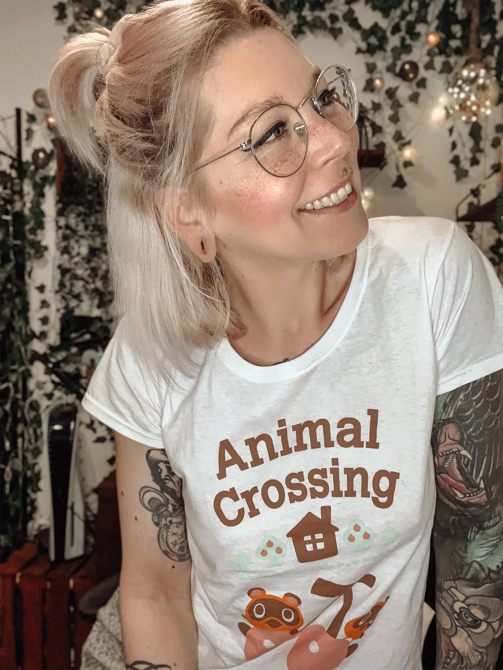 Produktbild Animal Crossing - Nepp und Schlepp T-Shirt Damen weiß