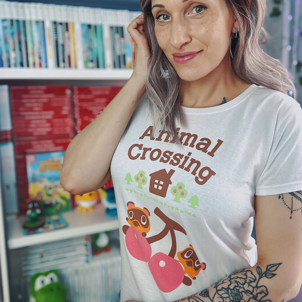 Produktbild Animal Crossing - Nepp und Schlepp T-Shirt Damen weiß