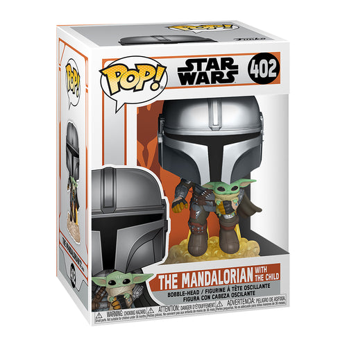 Produktbild The Mandalorian mit The Child Funko Pop Wackelkopf-Figur - Star Wars