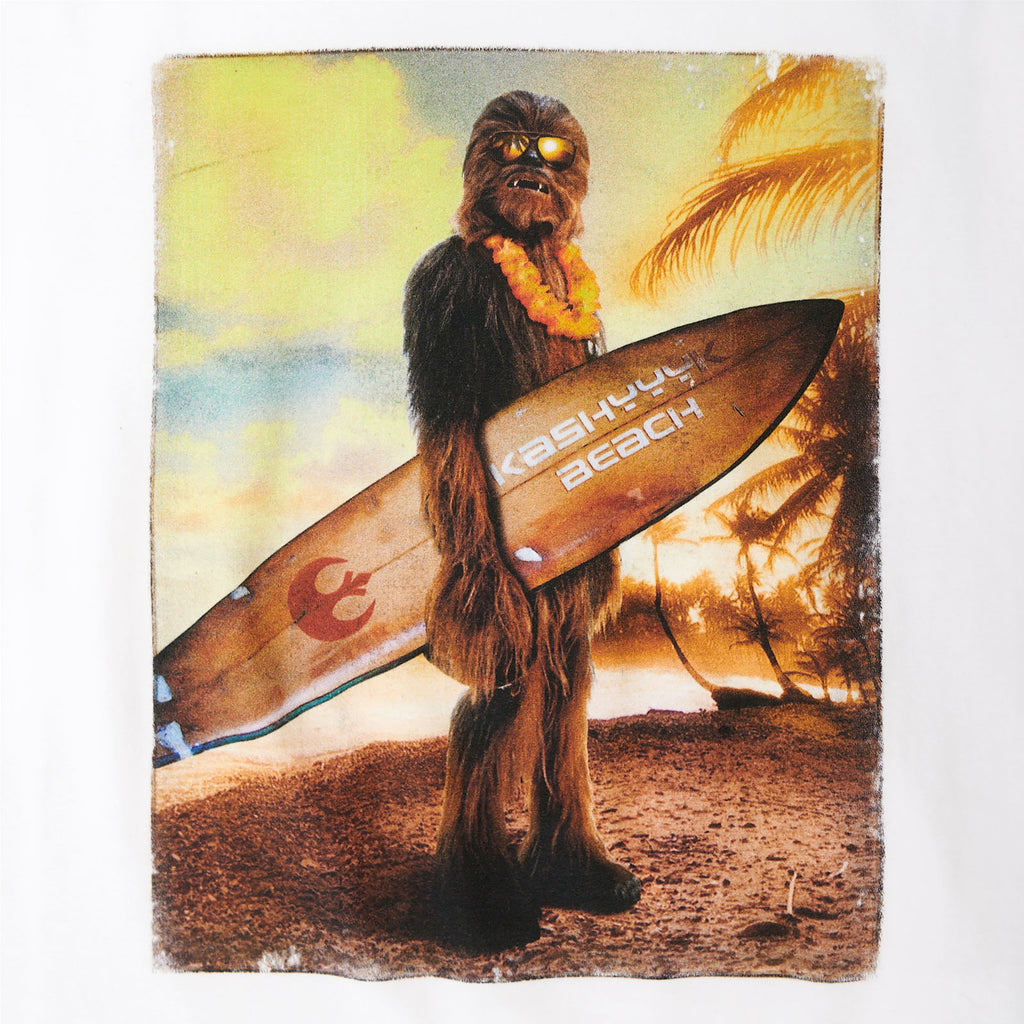 Produktbild Star Wars - Wookiee Surfer T-Shirt weiß
