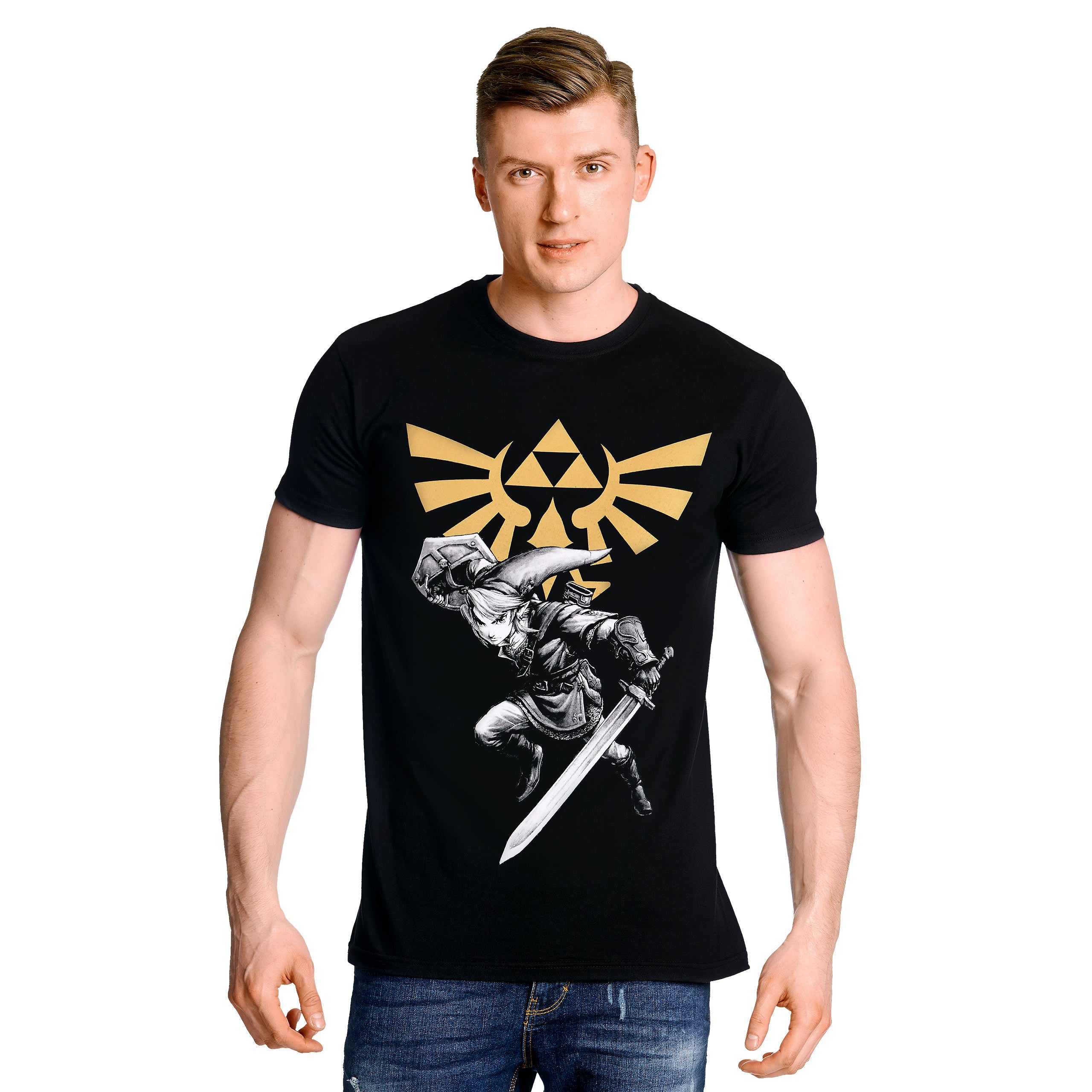 Produktbild Zelda - Link Battle T-Shirt schwarz