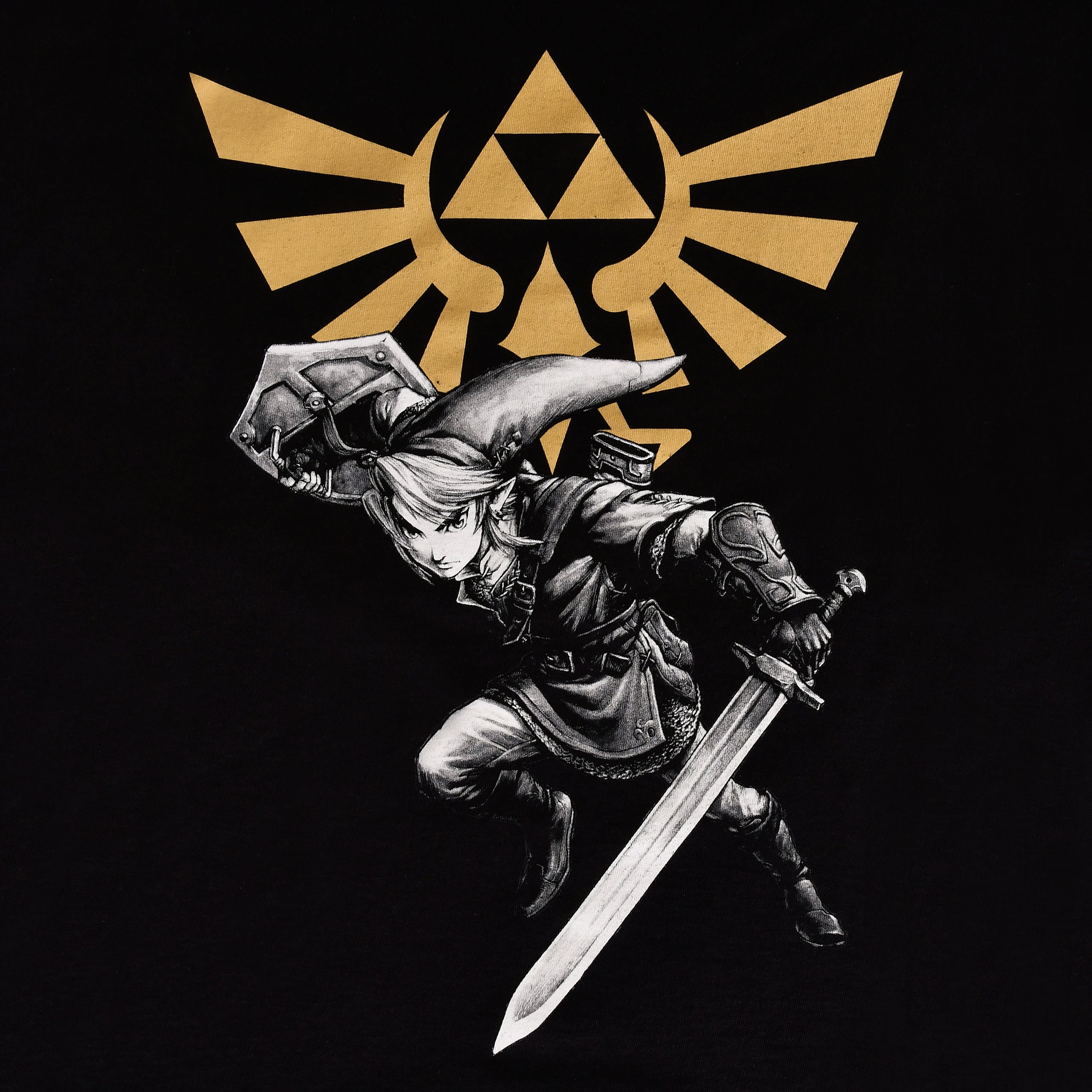 Produktbild Zelda - Link Battle T-Shirt schwarz