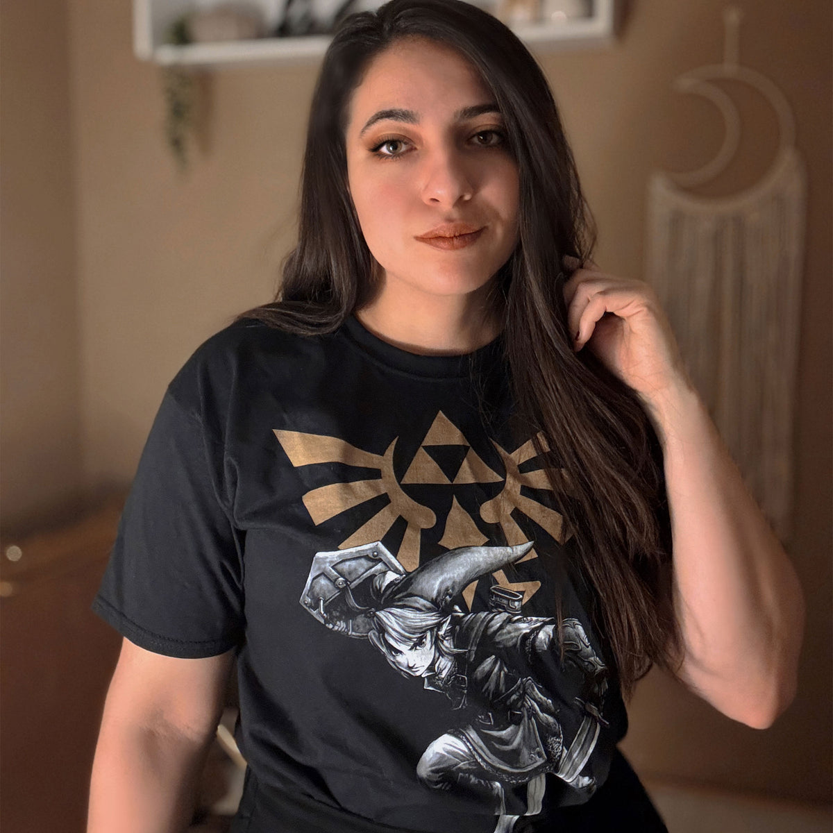 Produktbild Zelda - Link Battle T-Shirt schwarz