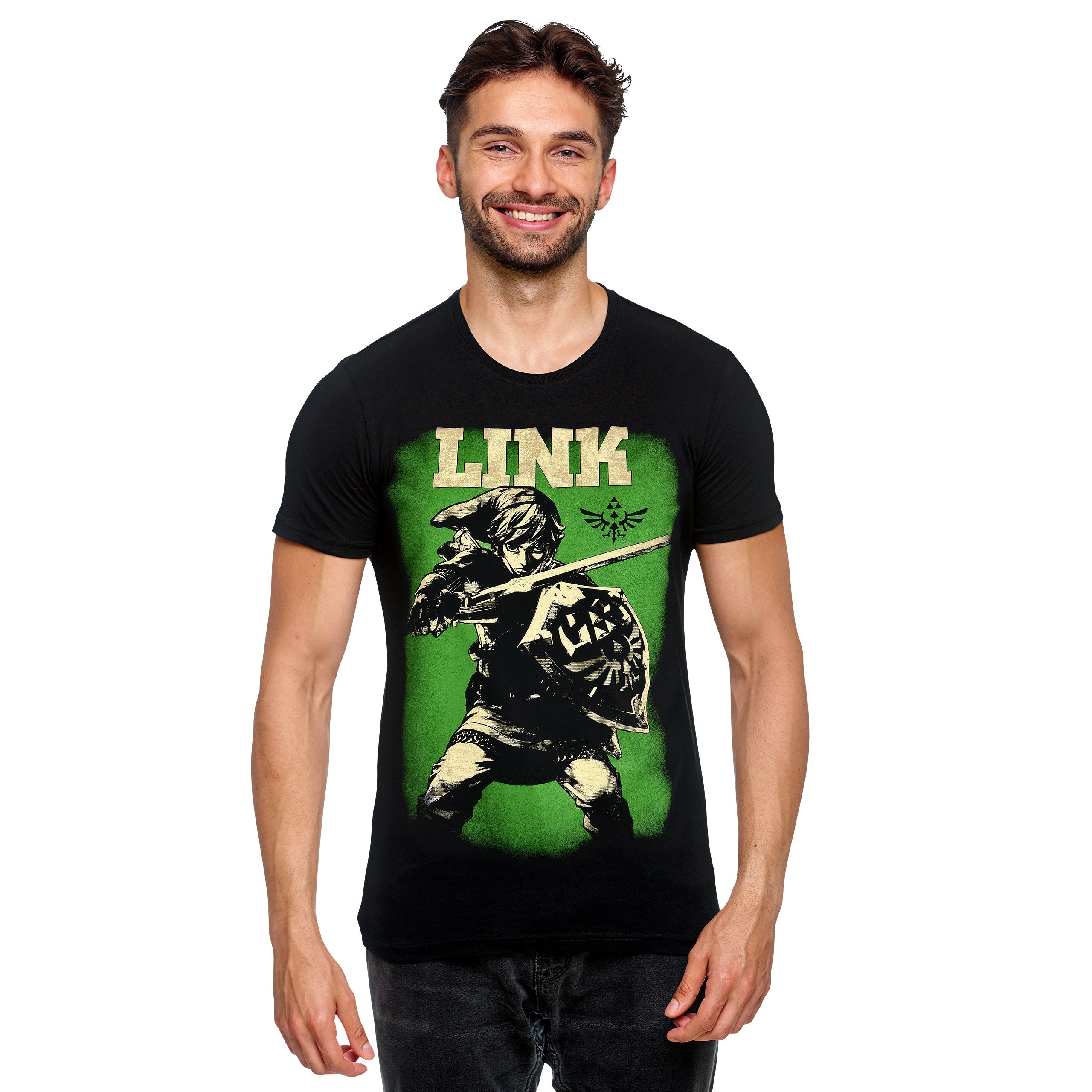 Produktbild Zelda - Link Hero of Hyrule T-Shirt schwarz