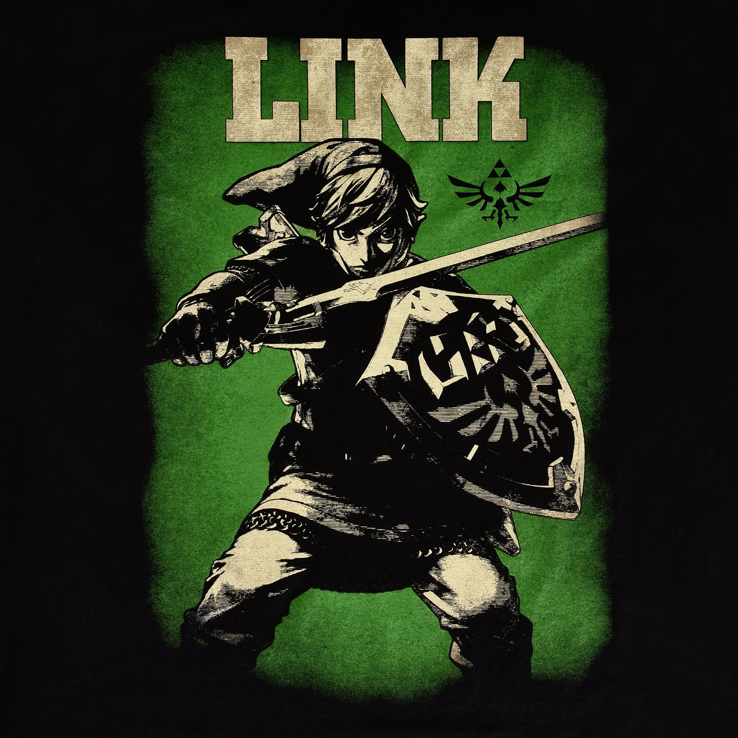 Produktbild Zelda - Link Hero of Hyrule T-Shirt schwarz
