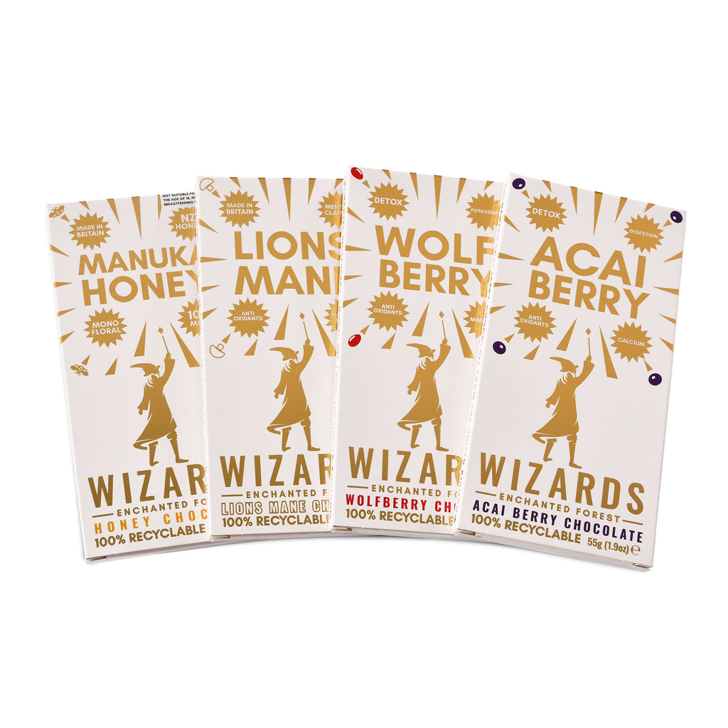 Produktbild Wizards Magic - Enchanted Forest Selection Schokolade 4 Tafeln