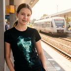Produktbild Snape Patronus Always T-Shirt Damen schwarz - Harry Potter