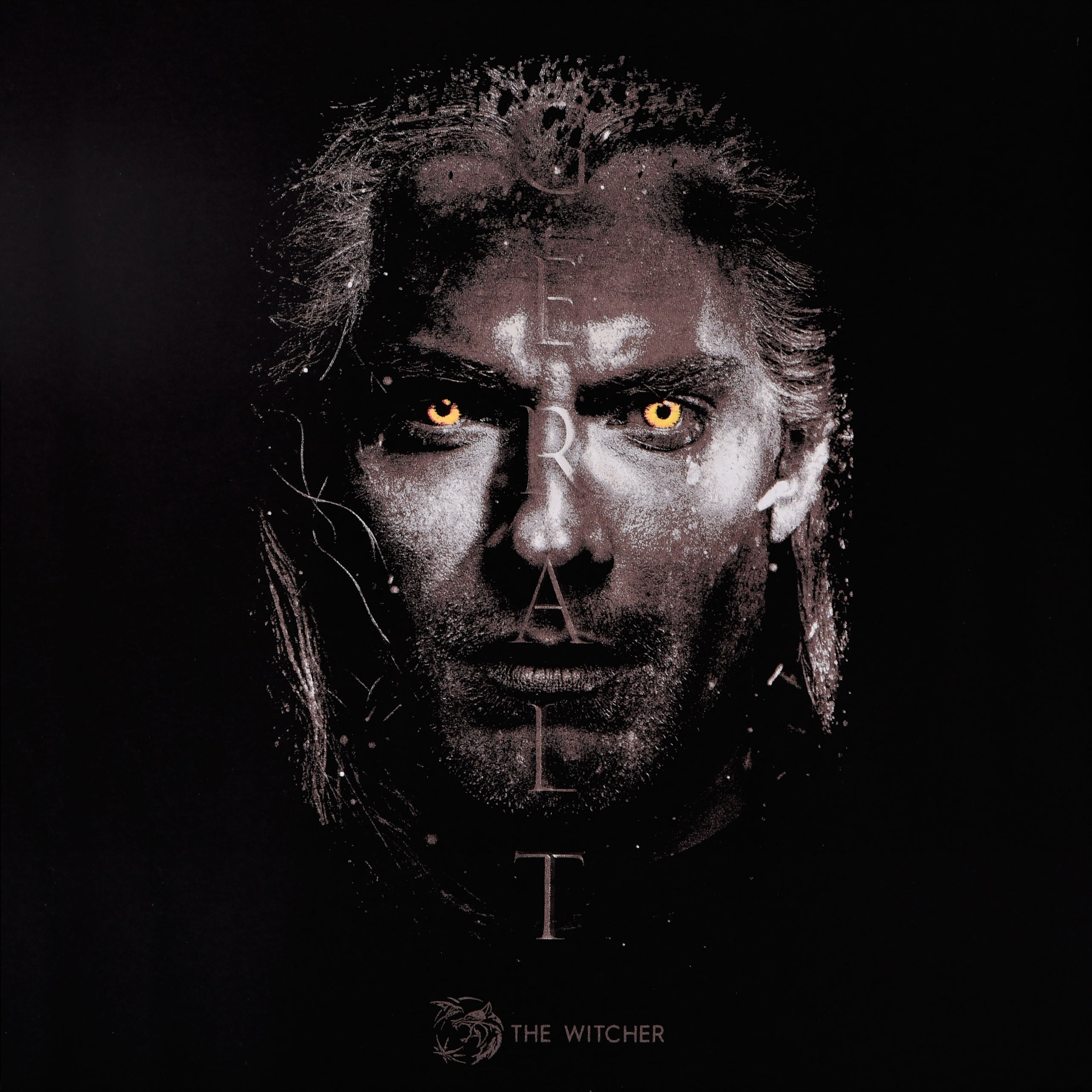 Produktbild Witcher - Geralt Portrait T-Shirt schwarz