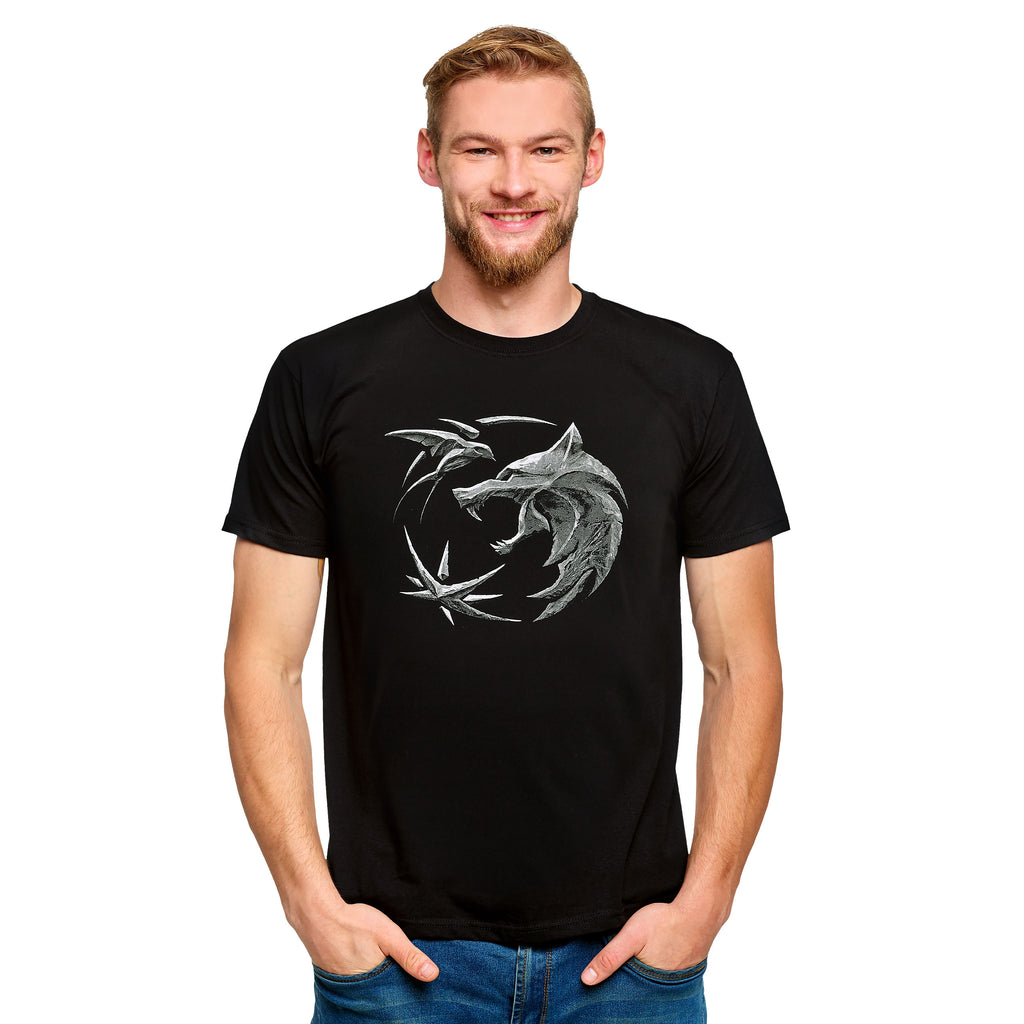Produktbild Witcher - Wolf Emblem T-Shirt schwarz