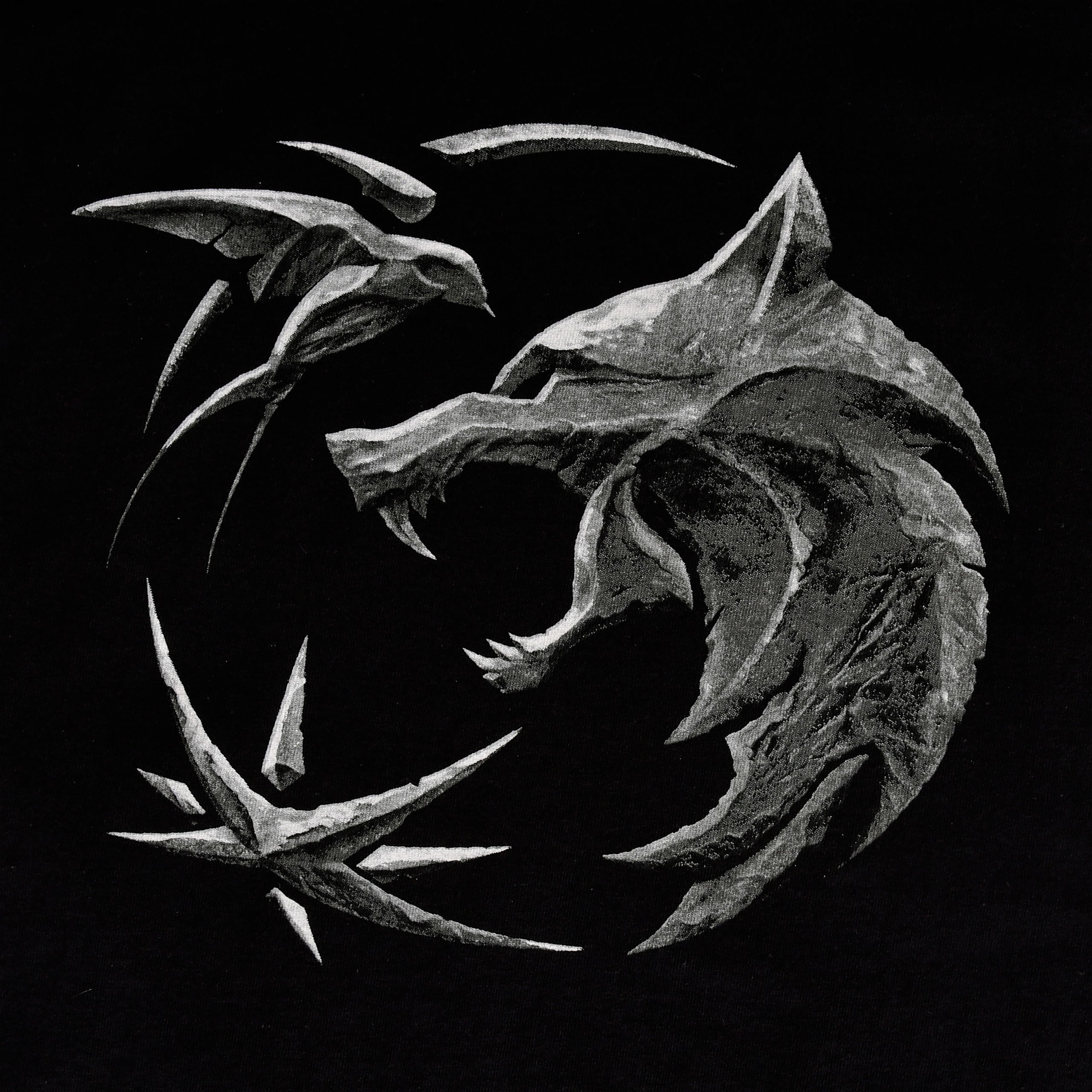 Produktbild Witcher - Wolf Emblem T-Shirt schwarz