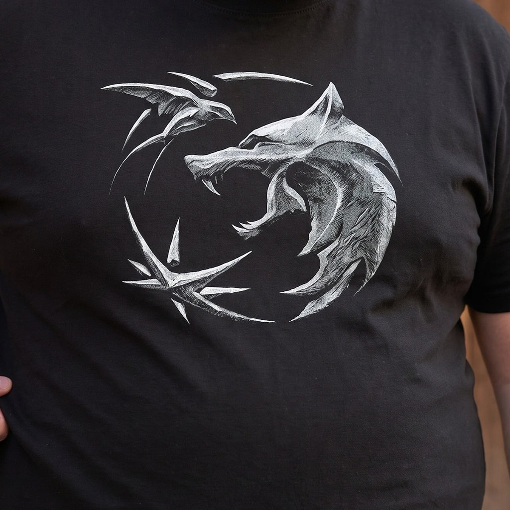Produktbild Witcher - Wolf Emblem T-Shirt schwarz