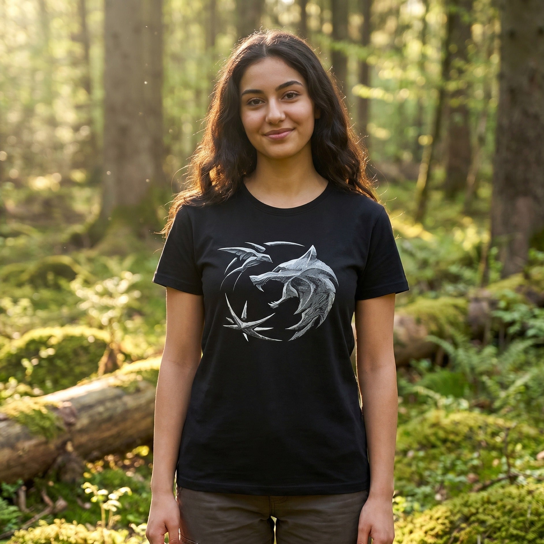 Produktbild Witcher - Wolf Emblem T-Shirt schwarz