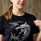 Produktbild Witcher - Wolf Emblem T-Shirt schwarz