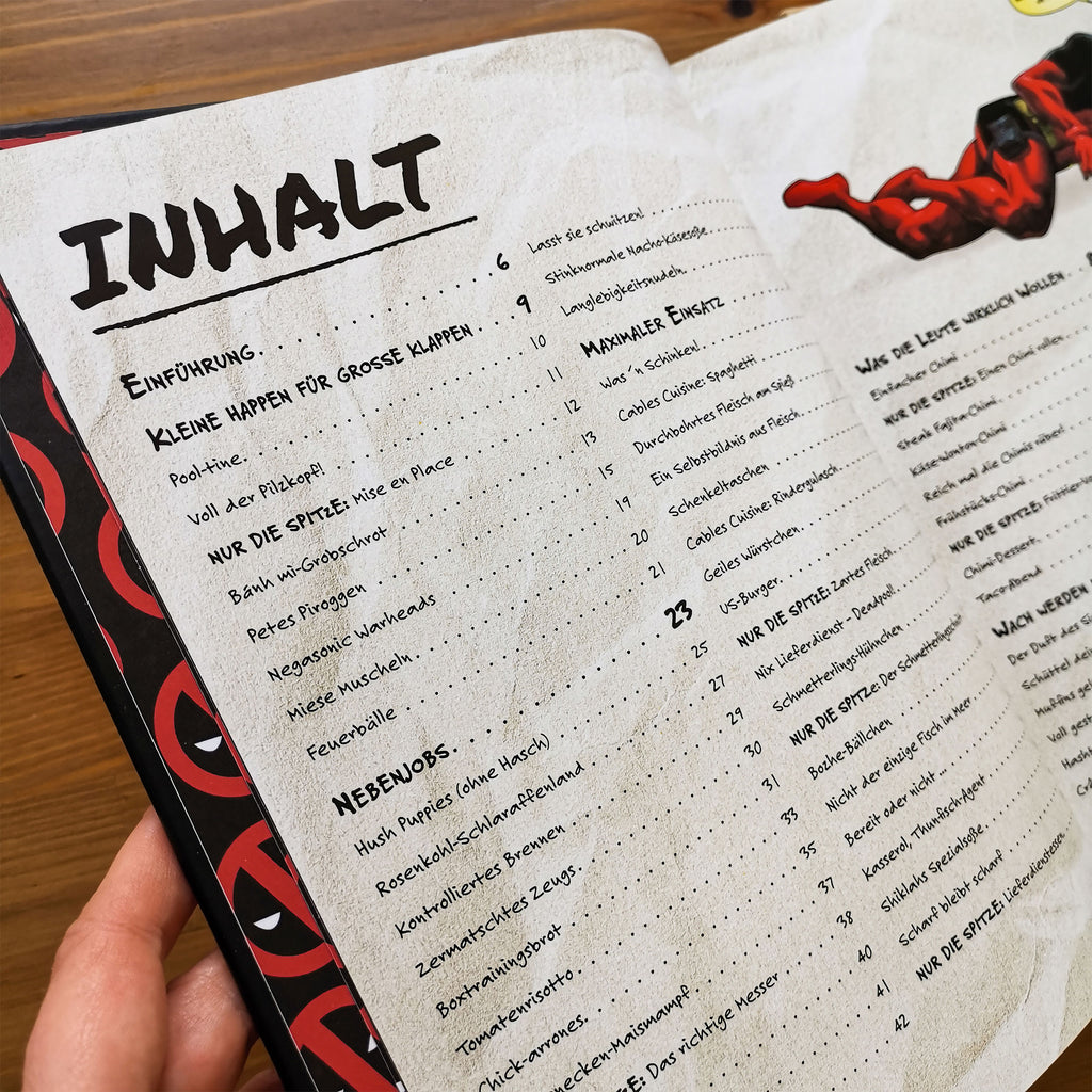 Produktbild Kochen mit Deadpool - Das offizielle Kochbuch