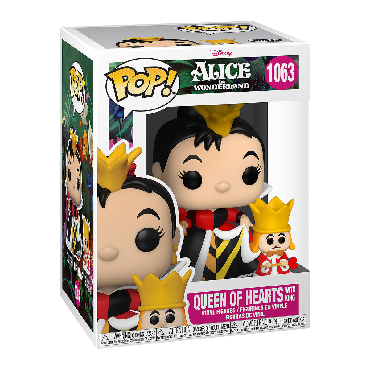 Produktbild Alice im Wunderland - Herzkönigin mit König Funko Pop Figur