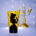 Produktbild Die Schöne und das Biest - Belle Silhouette Glas