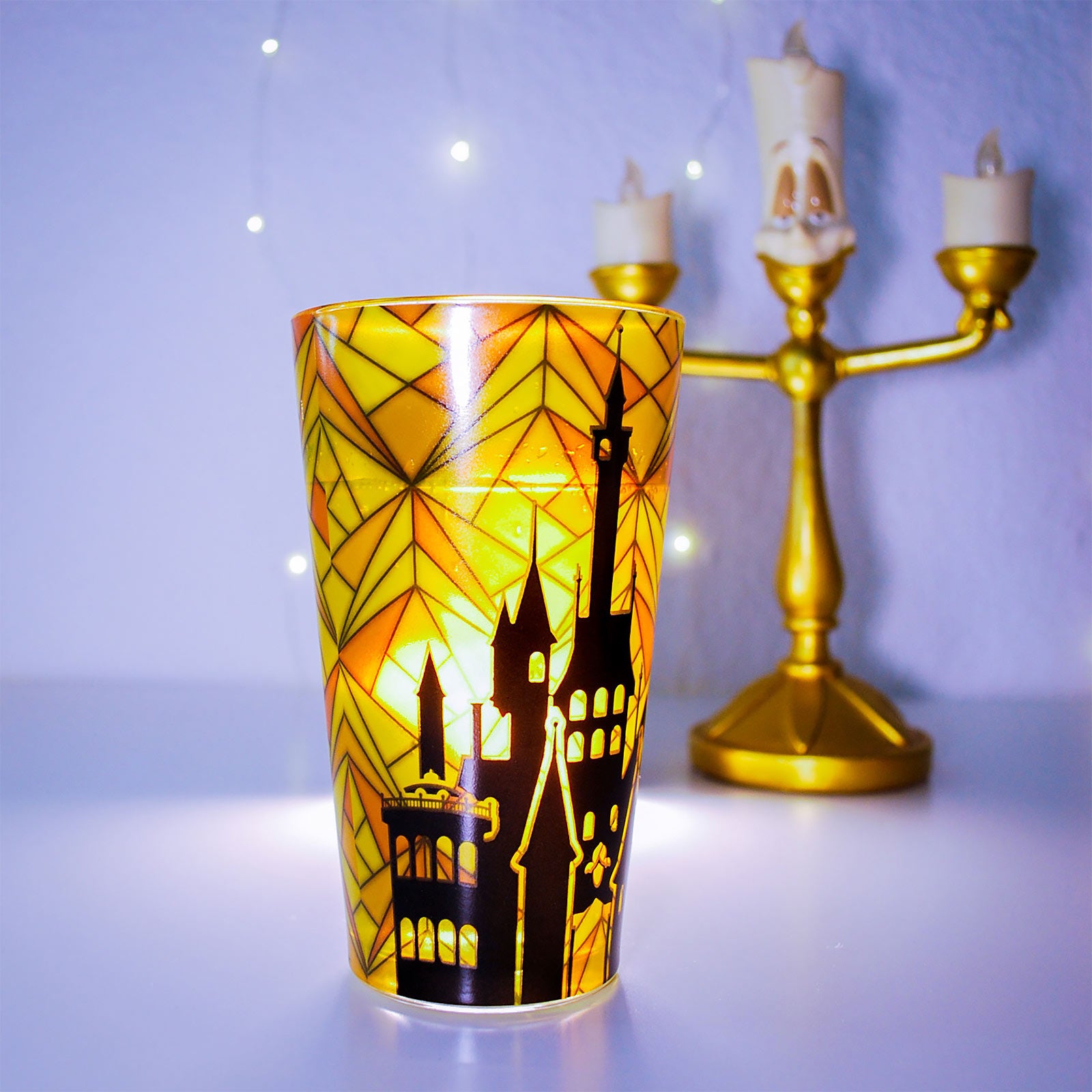 Produktbild Die Schöne und das Biest - Belle Silhouette Glas