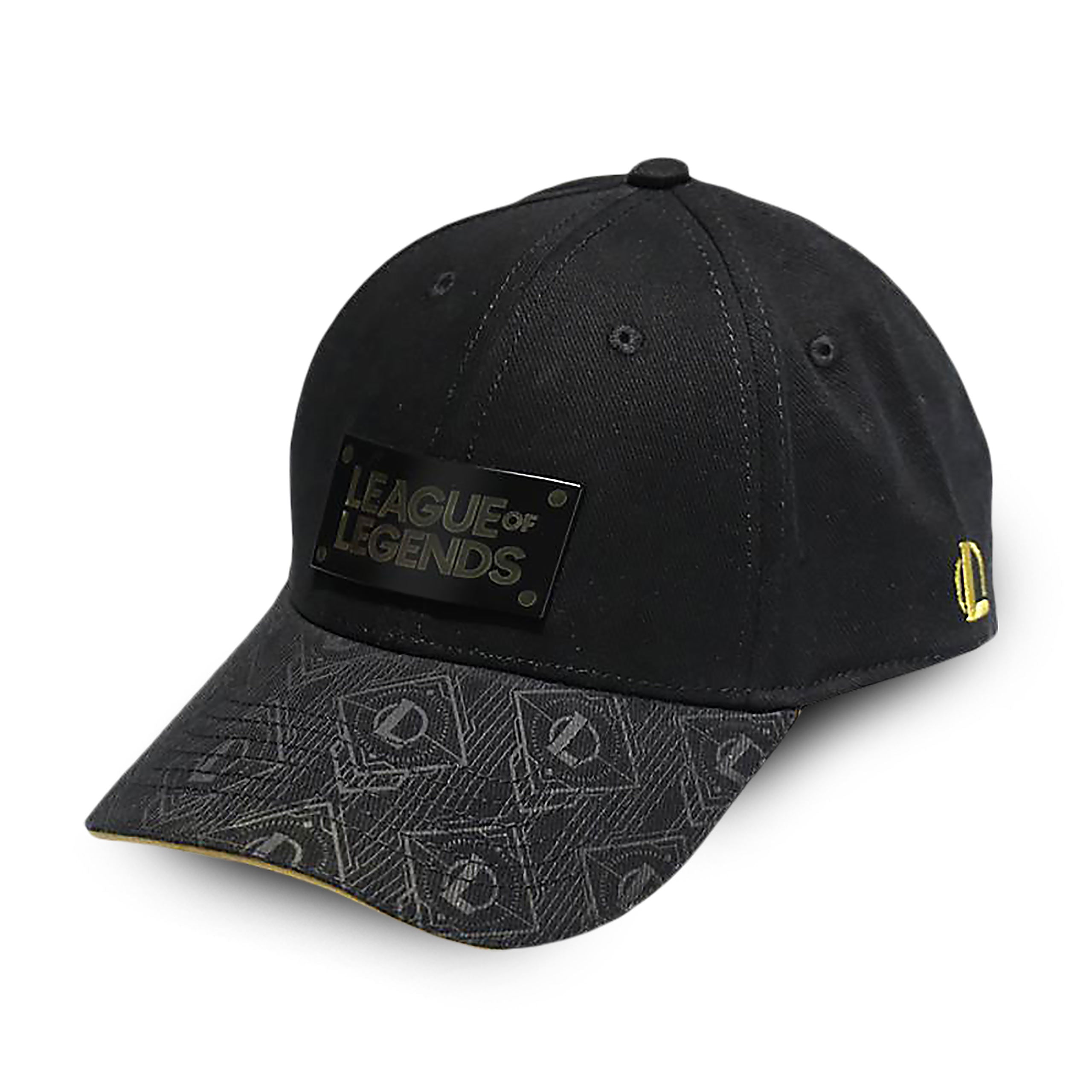 Produktbild League Of Legends - Metall Logo Basecap schwarz