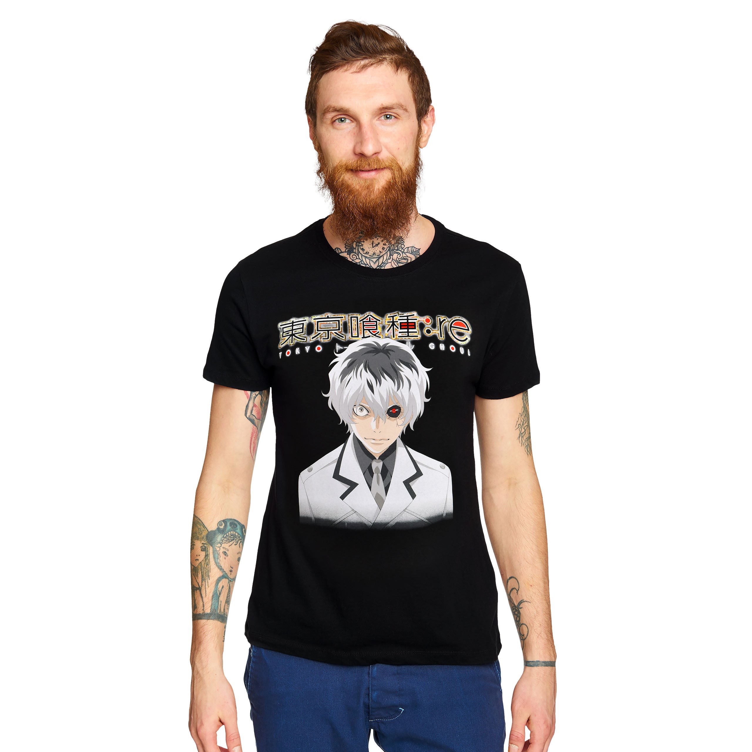 Produktbild Tokyo Ghoul - Ken Kaneki mit Kakugan T-Shirt schwarz