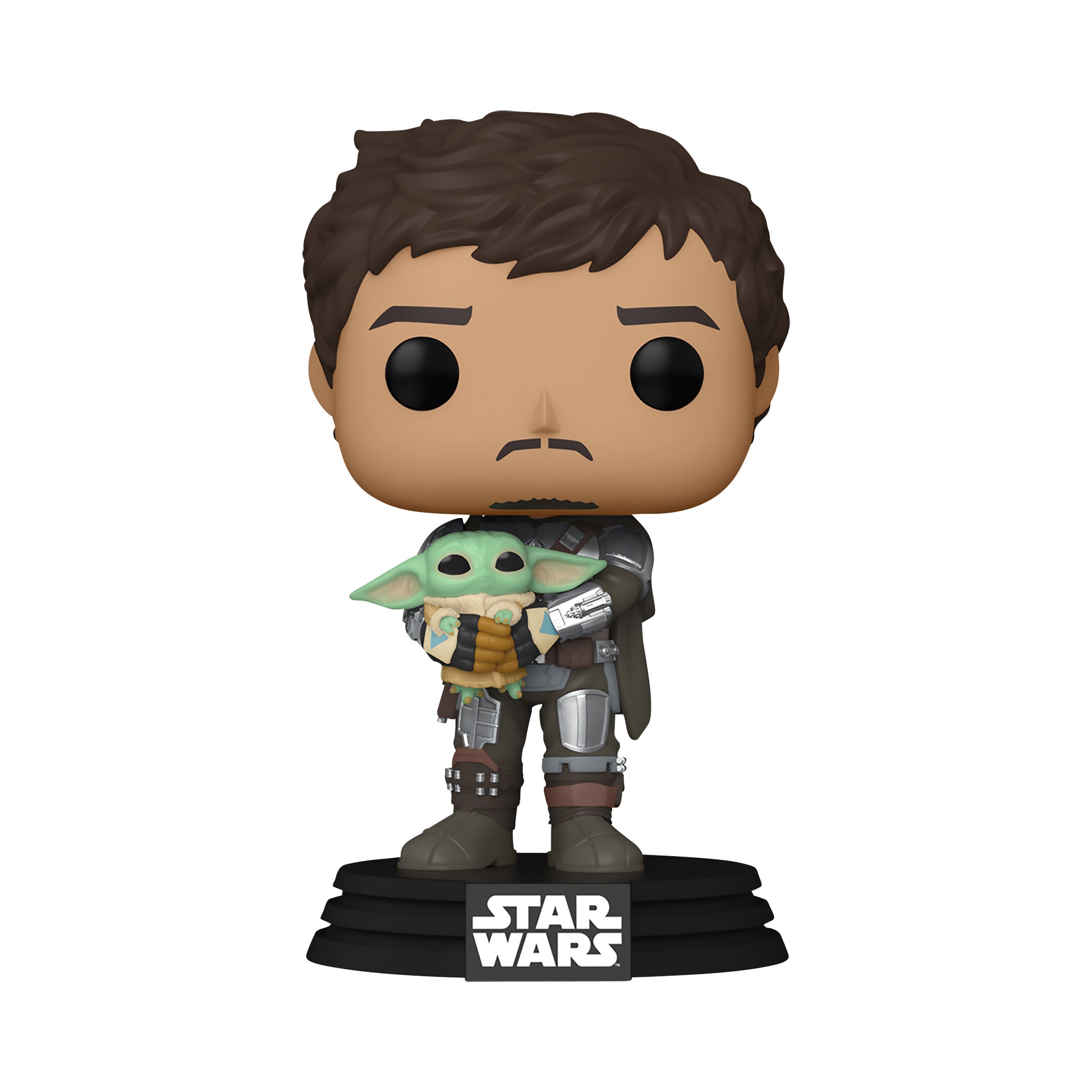 Produktbild Mando mit Grogu Funko Pop Figur - Star Wars The Mandalorian
