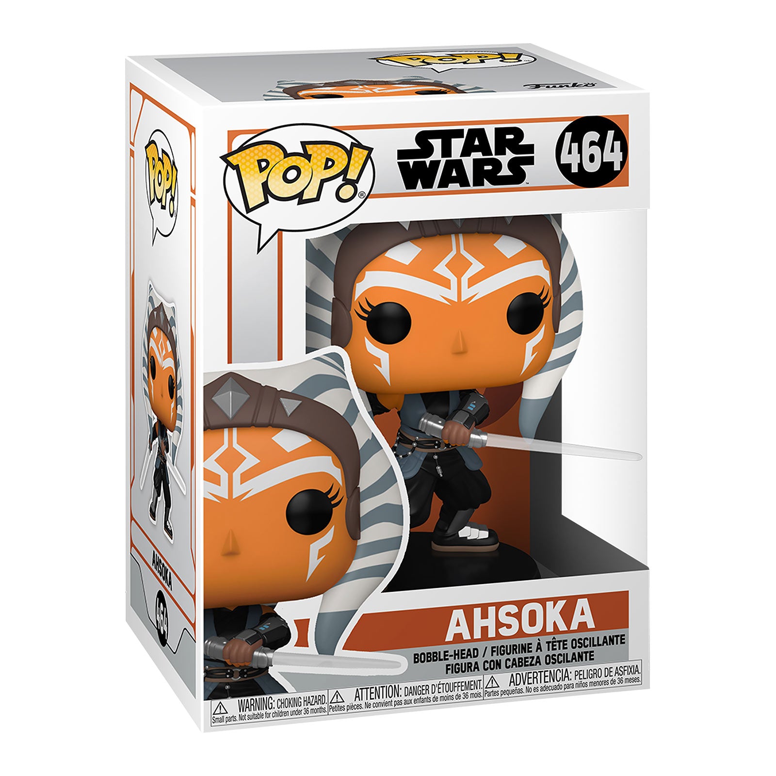 Produktbild Ahsoka Funko Pop Wackelkopf-Figur - Star Wars The Mandalorian