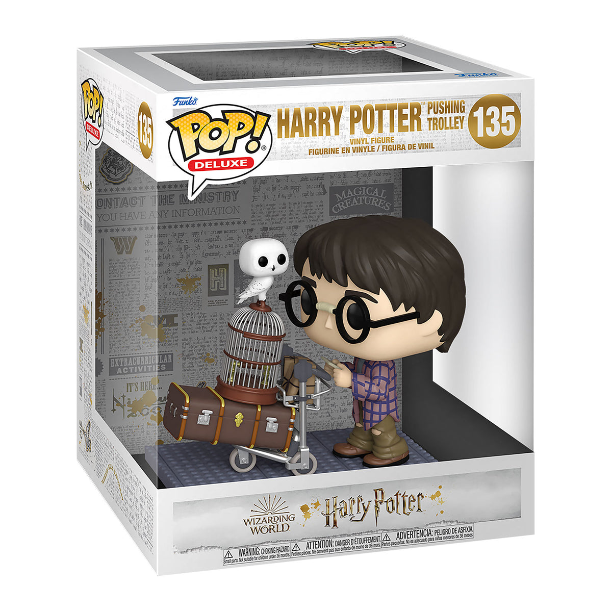 Produktbild Harry Potter mit Kofferwagen am Gleis 9 3/4 Funko Pop Figur
