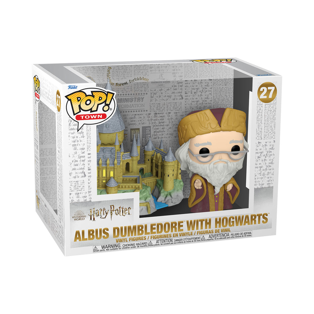 Produktbild Harry Potter - Dumbledore mit Hogwarts Schloss Funko Pop Figur