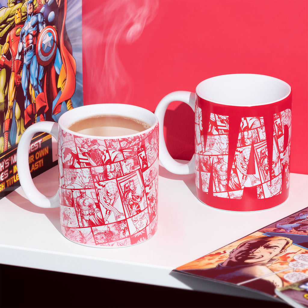 Produktbild Marvel - Comic Logo Thermoeffekt Tasse